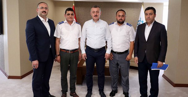 Başkan Büyükakın, Çöplü ve Gökbudak'ı konuk etti