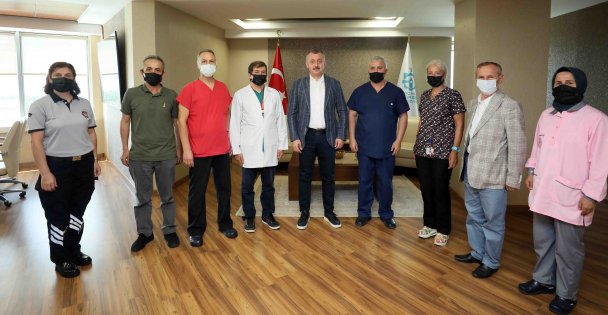 Başkan Büyükakın, Sağlık Çalışanlarını Konuk Etti