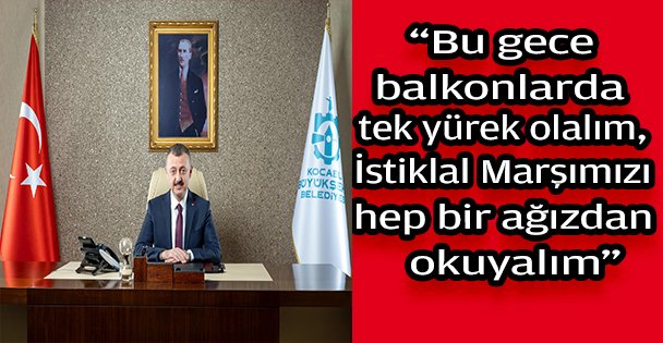 Başkan Büyükakın'dan 23Nisan Mesajı