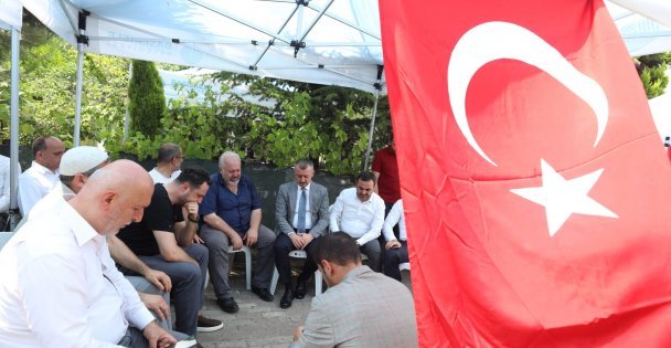 Başkan Büyükakın'dan Şehidimizin Ailesine Taziye