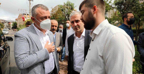 Başkan Büyükakın,Özer ailesini yalnız bırakmadı