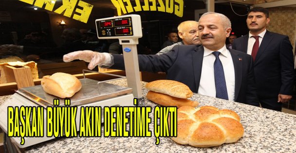 Başkan Büyükgöz  Denetime Çıktı