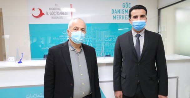 Başkan Büyükgöz  Göç İdaresi Ofisi'nde