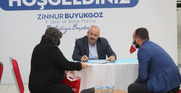Başkan Büyükgöz Halk Buluşması'nda Dinliyor