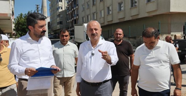 Başkan Büyükgöz Sahadaki Çalışmaları Yerinde İnceledi