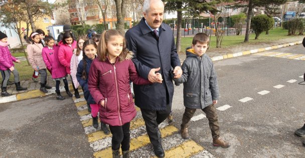 Başkan Büyükgöz Trafik Eğitim Okulu'nda