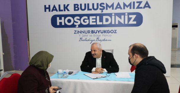 Başkan Büyükgöz, Vatandaşı Halk Buluşmasında Dinliyor