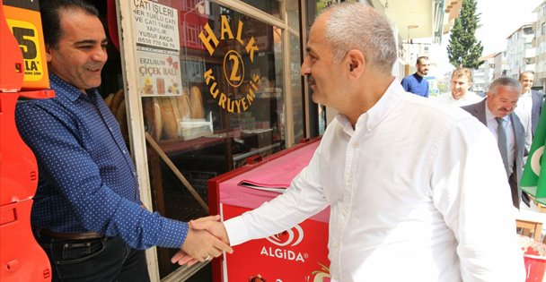 Başkan Büyükgöz'den Esnaf Turu