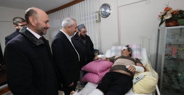 Başkan Büyükgöz'den  İşçilere Moral Ziyareti