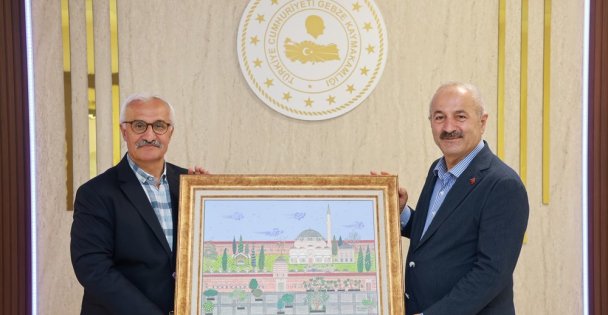 Başkan Büyükgözden KaymakamÖzyiğite Hayırlı Olsun Ziyareti