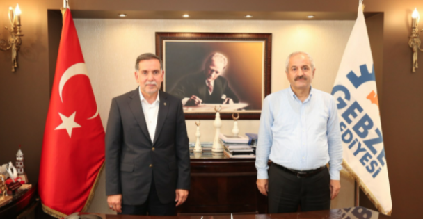 BAŞKAN BÜYÜKGÖZ'E BAŞKENT'TEN KONUK BAŞKAN