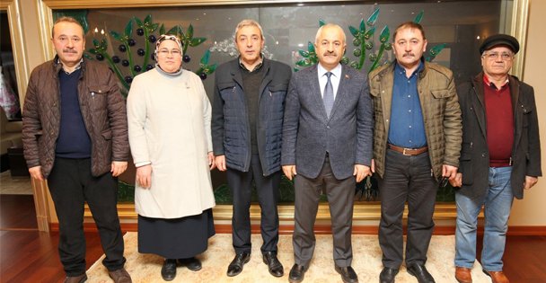 Başkan Büyükgöz'e Hürriyet ve Y. Selim'den Konuklar