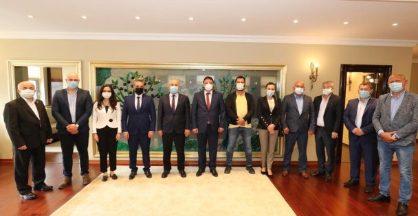 Başkan Büyükgöz'e Konuk Heyet