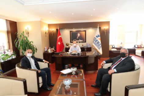 Başkan Büyükgöz'e Kural ve Eke'den Ziyaret