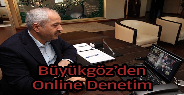 Başkan Büyükgöz'e Online Brifing