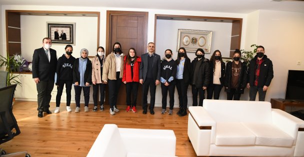 Başkan Çiftçi Şampiyonları Ağırladı