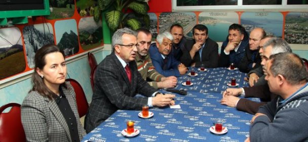 Başkan Köşker Hürriyet'i dinledi