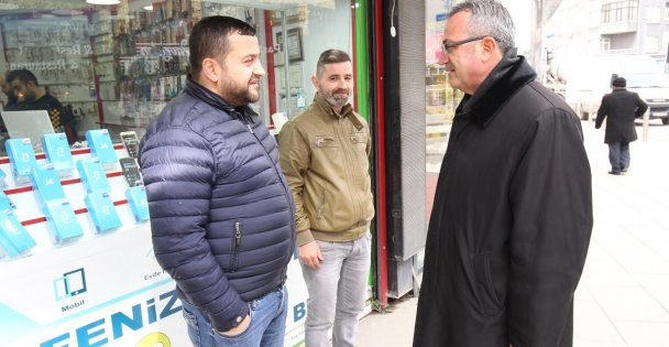 Başkan Köşker ziyaretlerini sürdürüyor
