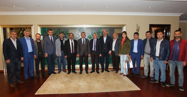 Başkan Köşker'e Şebinkarahisar'dan konuklar