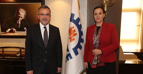 Başkan Köşker'e Zonguldak'tan konuk