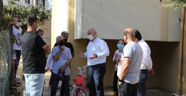 BAŞKAN MUZAFFER BIYIK, SİTE SAKİNLERİNE MİSAFİR OLDU