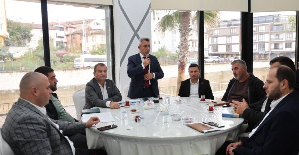Başkan Ölmez Muhtarlarla Buluştu 'Önceliğimiz Hizmet”