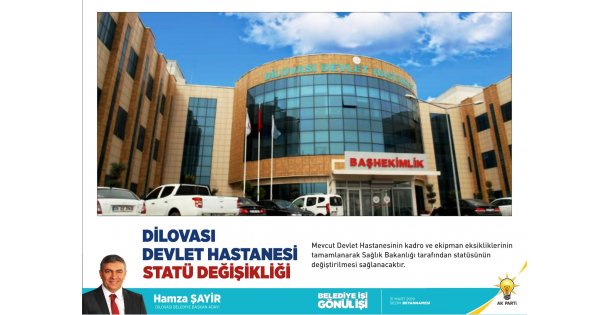 Başkan Şayir müjdeyi verdi: ‘Dilovası Devlet Hastanesi'nin statüsü değişiyor, yeni bölümler açılıyor'