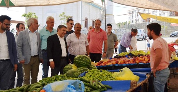 Başkan Şayir, Vatandaşı ve Pazarcıyı Sevindirdi