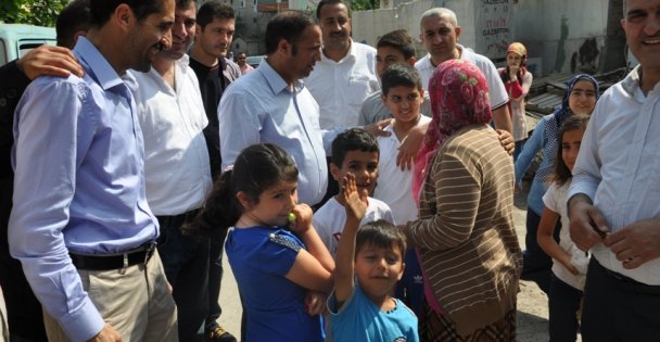 Başkan vatandaşla iç içe