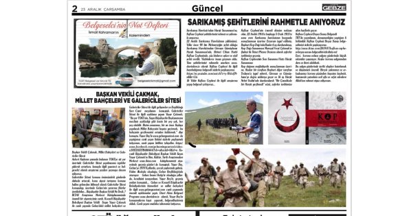 Başkan Vekili Çakmak, Millet Bahçeleri ve Galericiler Sitesi