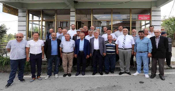 Başkan'a Gebze köylerinde sıcak karşılama