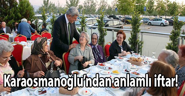 Başkan'dan anlamlı iftar!