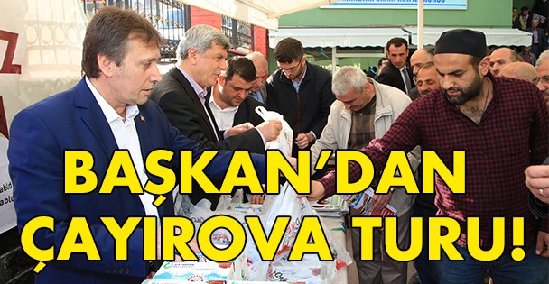 Başkan'dan Çayırova turu!