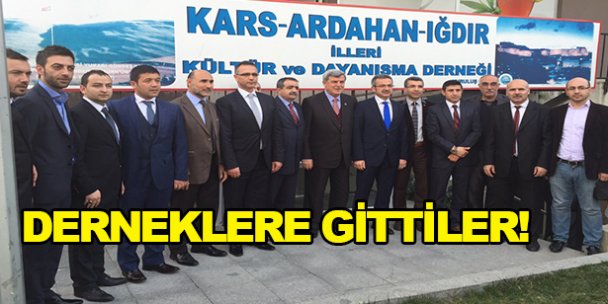Başkanlar, dernek ziyareti geçekleştirdi