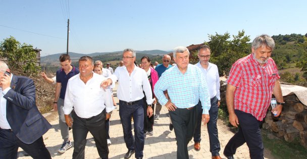 Başkanlar karış karış gezdi