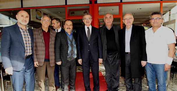 Başkanlardan esnaf turu