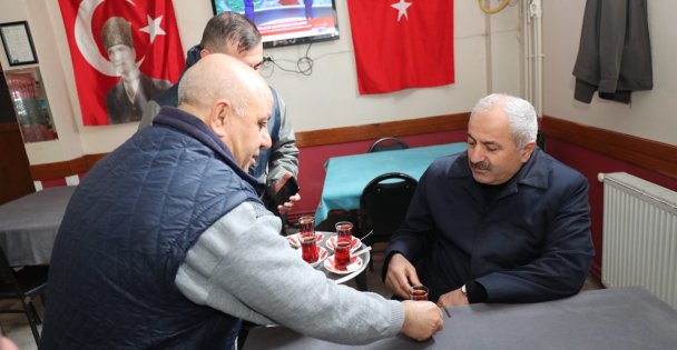 Başkanlardan Issıkgöl Esnaflarına Ziyaret