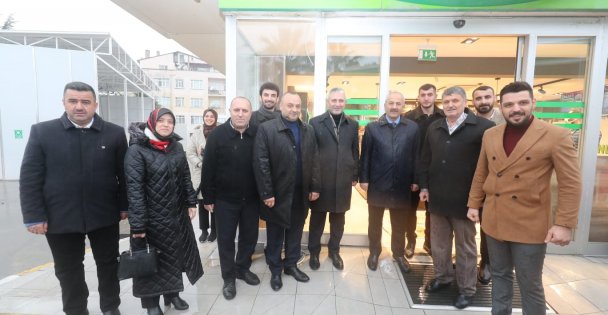 Başkanlardan İstasyon'da Esnaf Turu