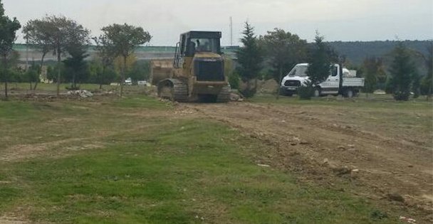 Bayraktepe'de yoğun çalışma