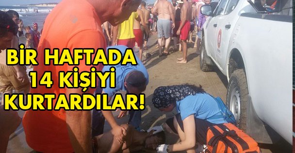 Bayramoğlu'nda 14 kişiyi kurtardı!