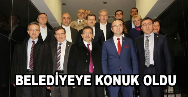 Belediyeye konuk oldu