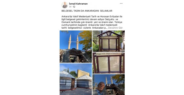 BELGESEL TADIN DA ANKARADA VAKIF MEDENİYETİ TARİHİ