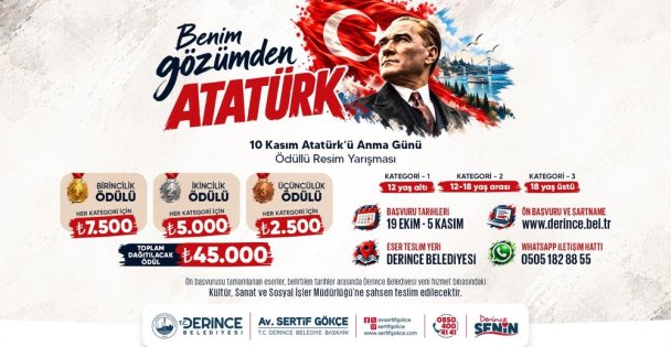 'Benim Gözümden Atatürk” Yarışması İçin Başvurular Başladı