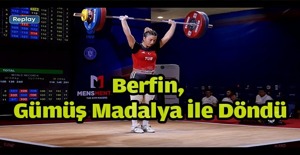 Berfin, Gümüş Madalya İle Döndü