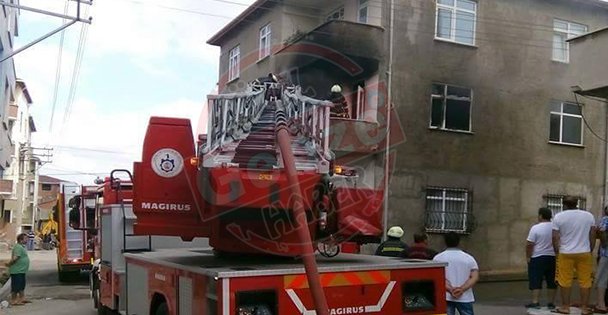 Beylikbağı'nda korkutan yangın