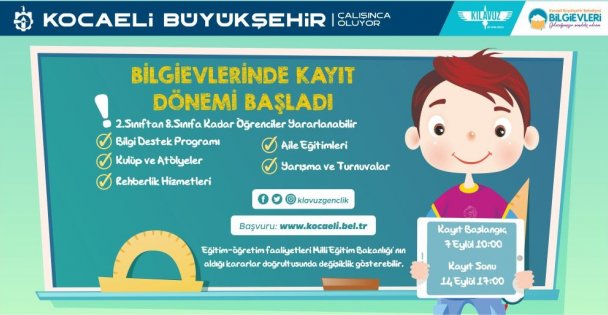 Bilgievleri'nde yeni dönem başlıyor