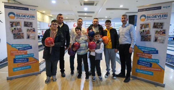 Bilgievleri'nden baba-oğul bowling turnuvası
