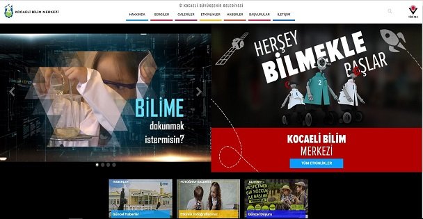 Bilim Merkezi'nde online randevu sistemi