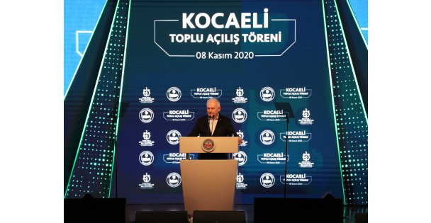 Binali Yıldırım, Kocaeli'nde Toplu Açılış Töreninde Konuştu