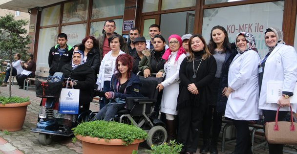 Engelliler Derneği'nden KO-MEK'e ziyaret
